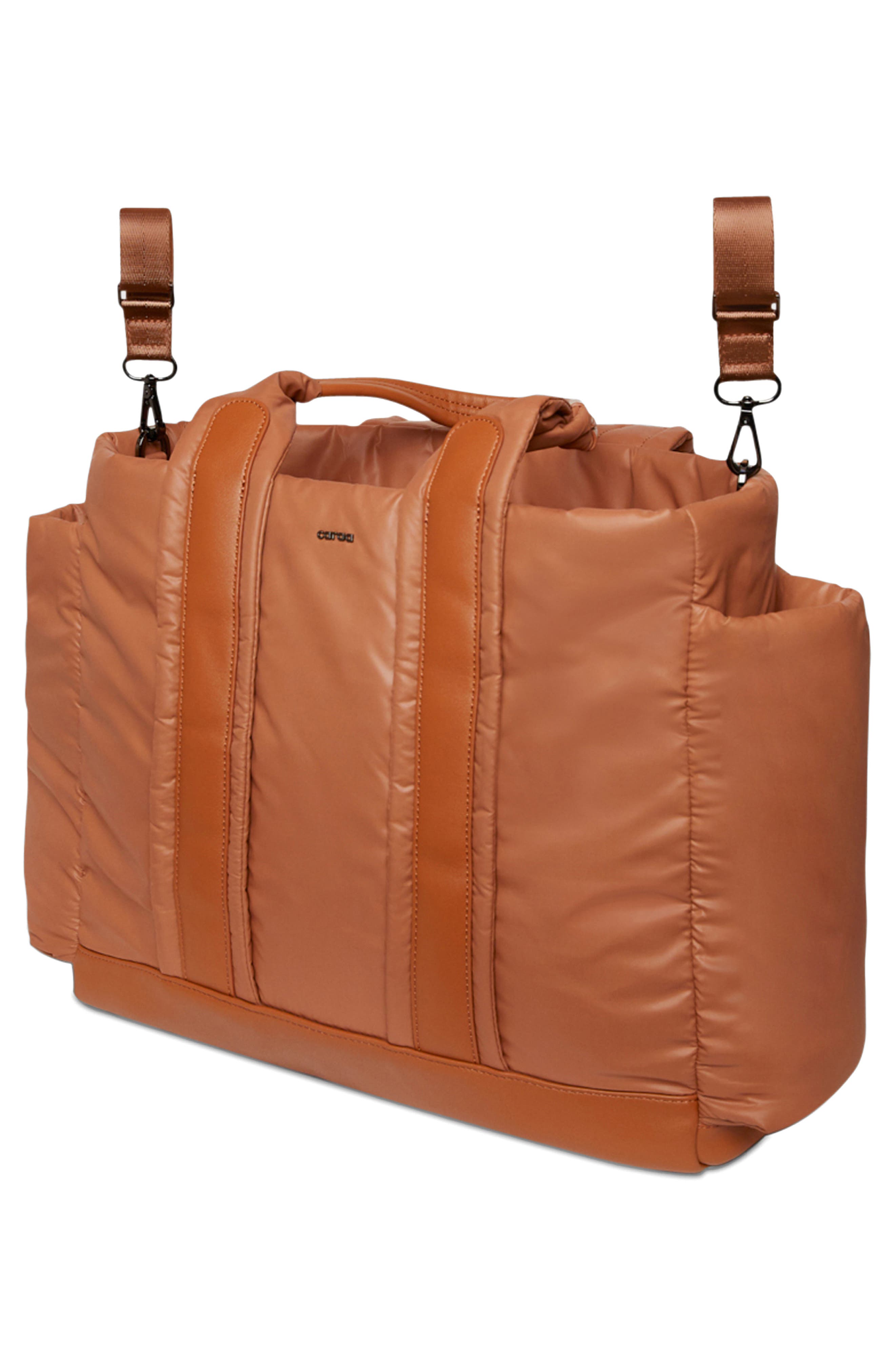 Caraa Nylon Diaper Tote - Clay, Alternate, color, Clay