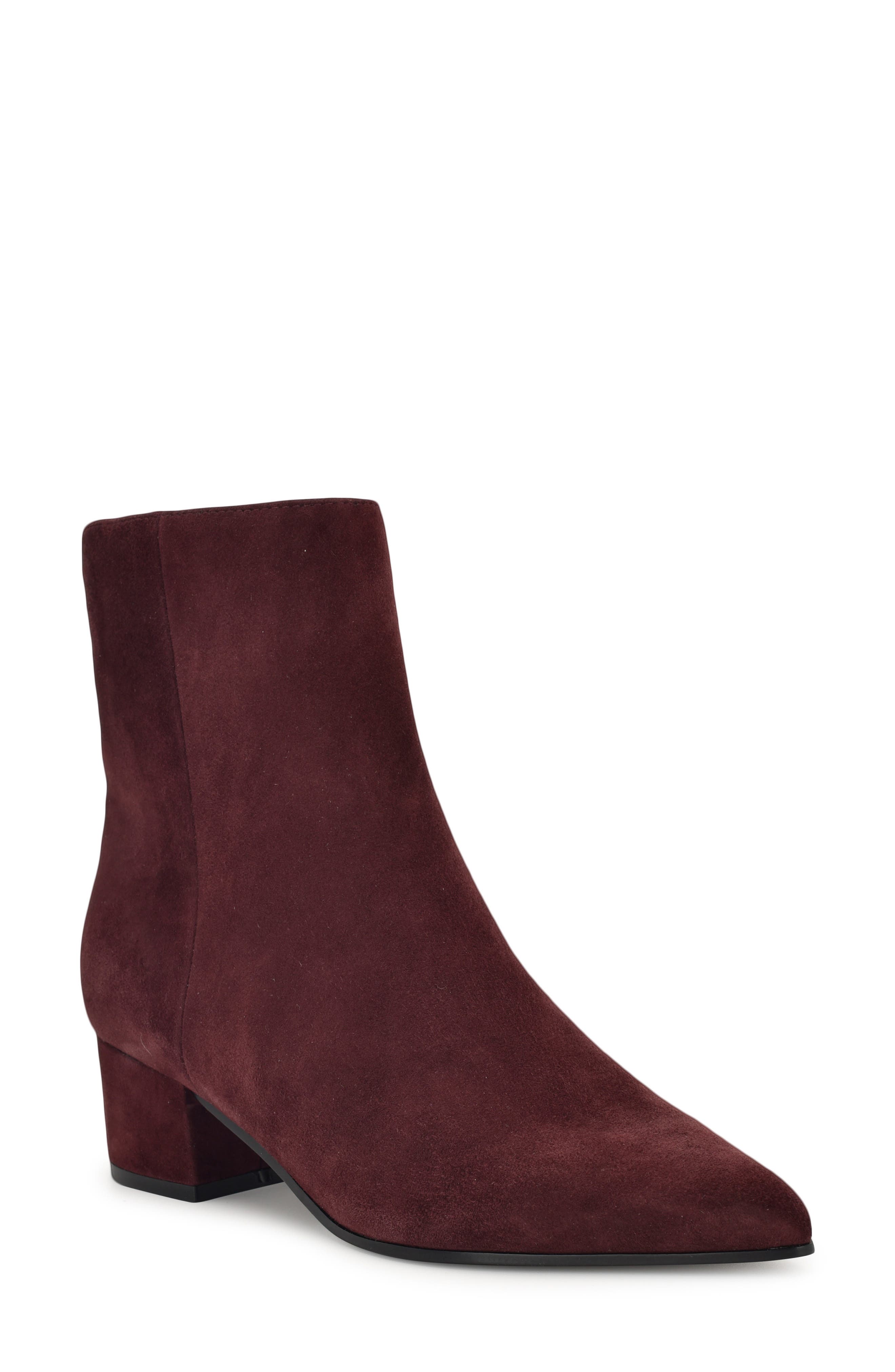  Dark Red Suede