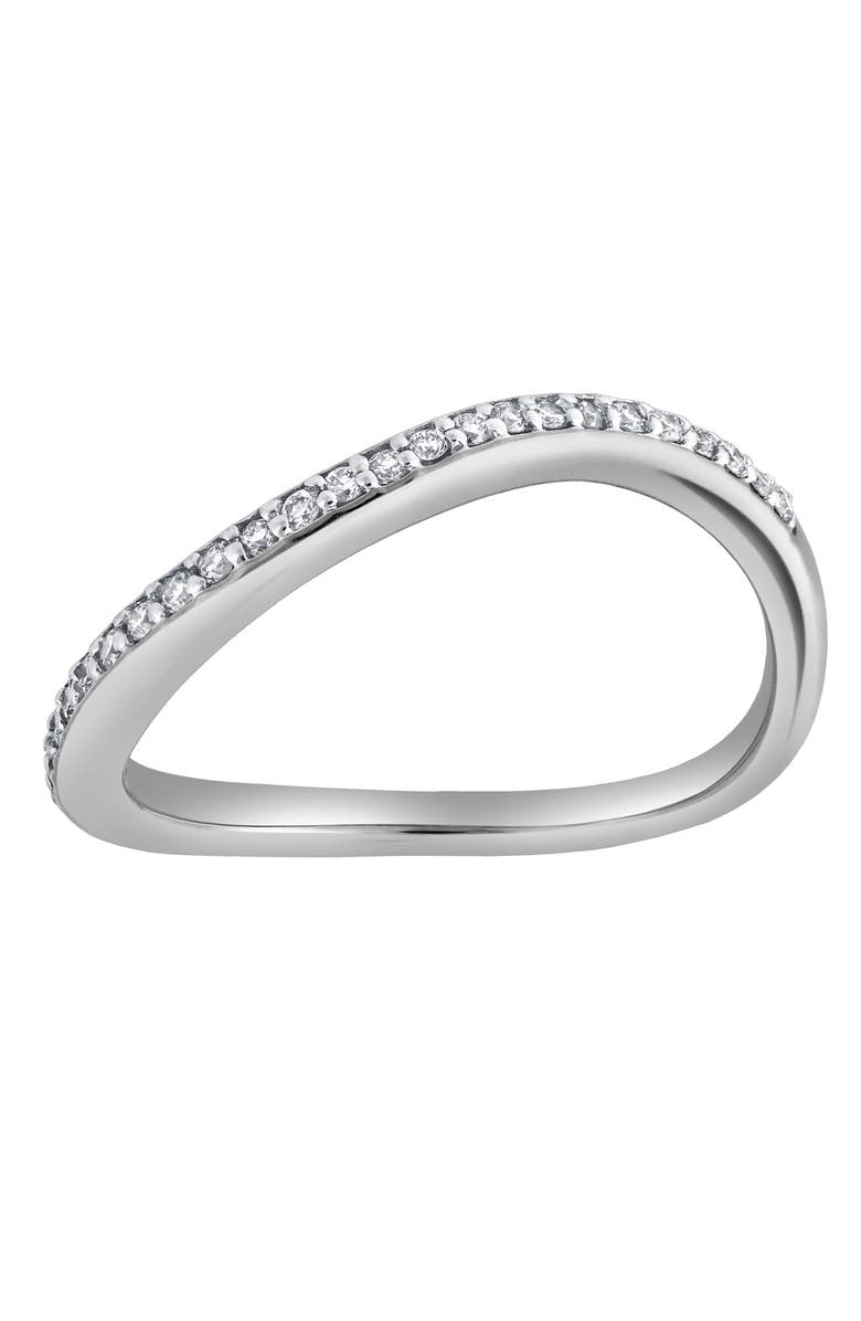 LuvMyJewelry Selena Silk Wave 2.00 Ct Pear Lab Grown Diamond Engagement Ring, Alternate, color, 14K White Gold