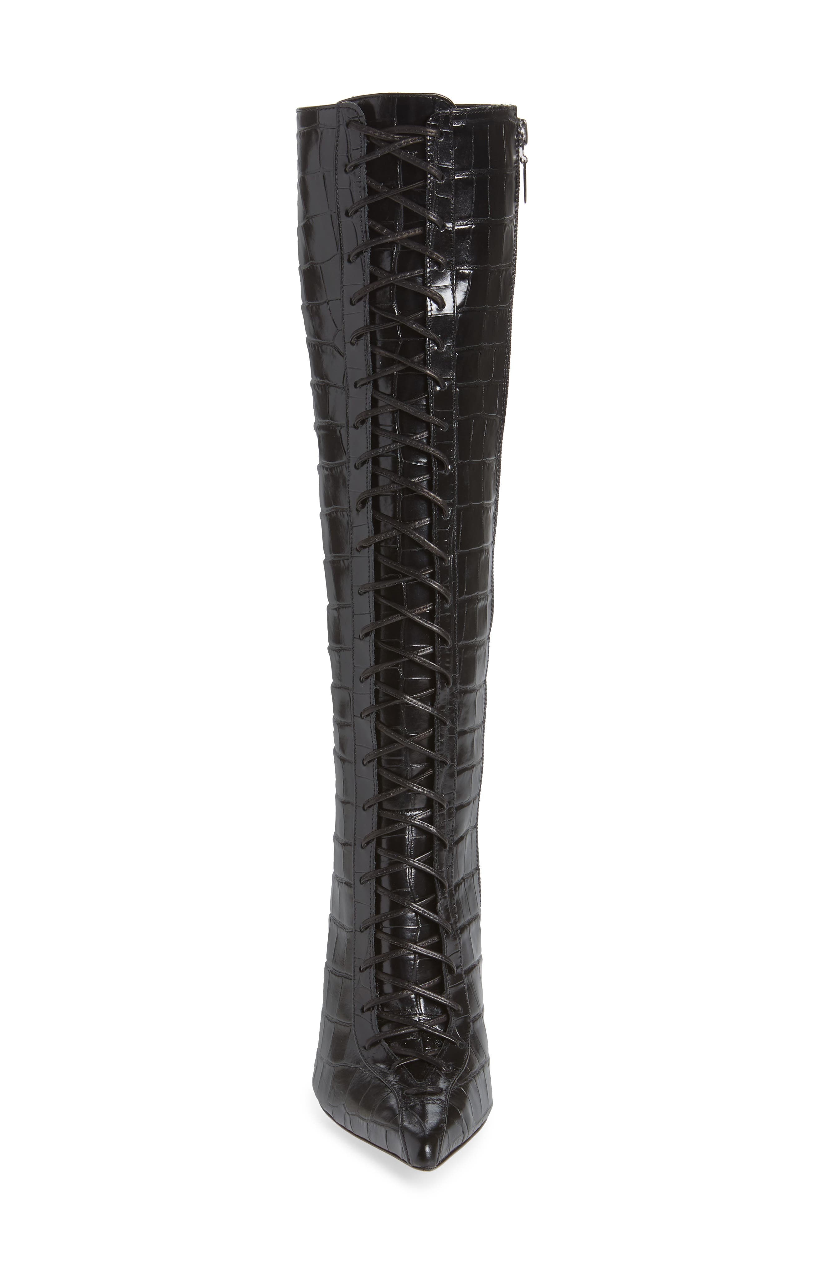 Meredith Knee High Boot, Alternate, color, BLACK