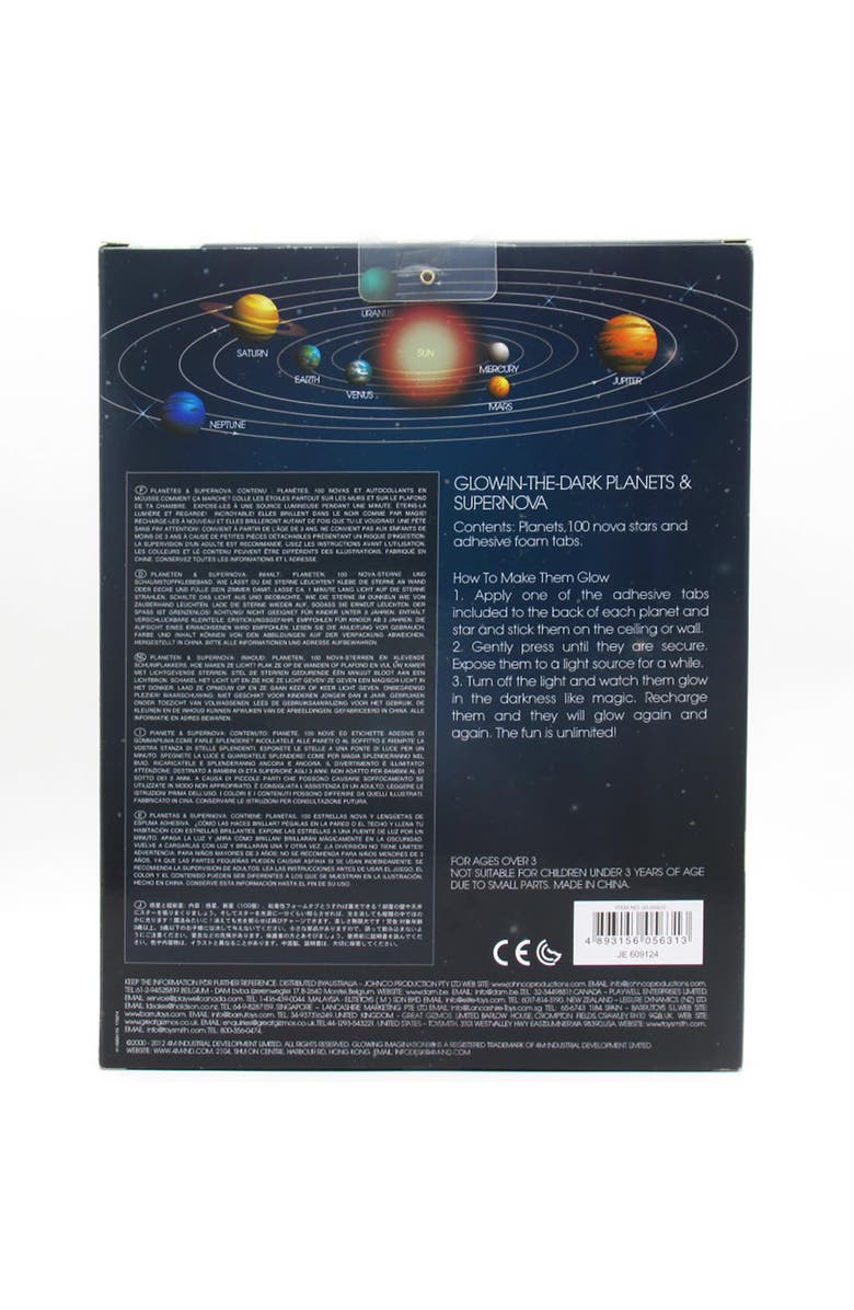 4M Glow Planets & Supernova 100 Glow in Dark Stick Ons, Alternate, color, Multicolored