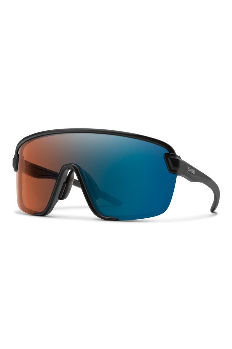 Bobcat 135mm Sunglasses, Alternate, color, MATTE BLACK / COPPER BLUE