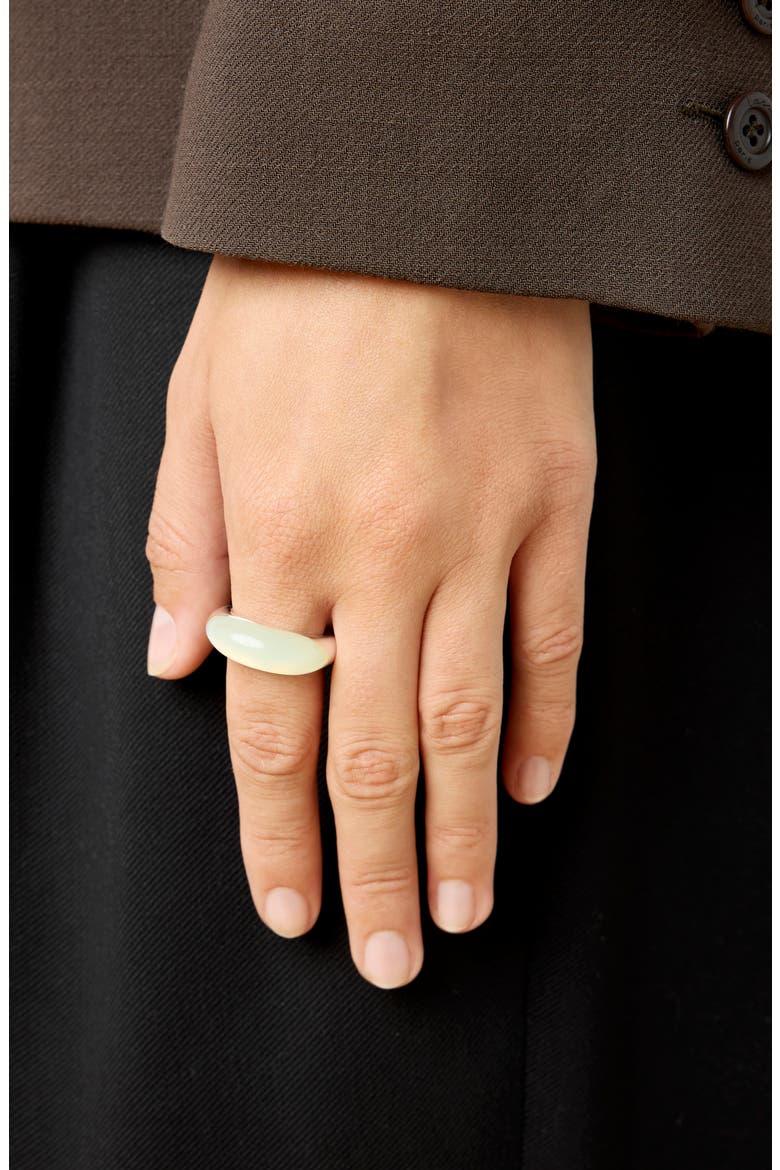 The Beatrice Ring, Alternate, color, GREEN SERPENTINE GOLD