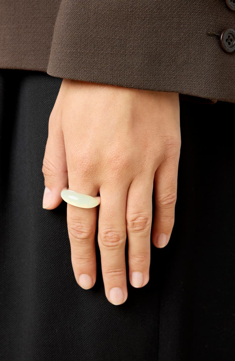 Lié Studio The Beatrice Ring, Alternate, color, Green Serpentine Gold