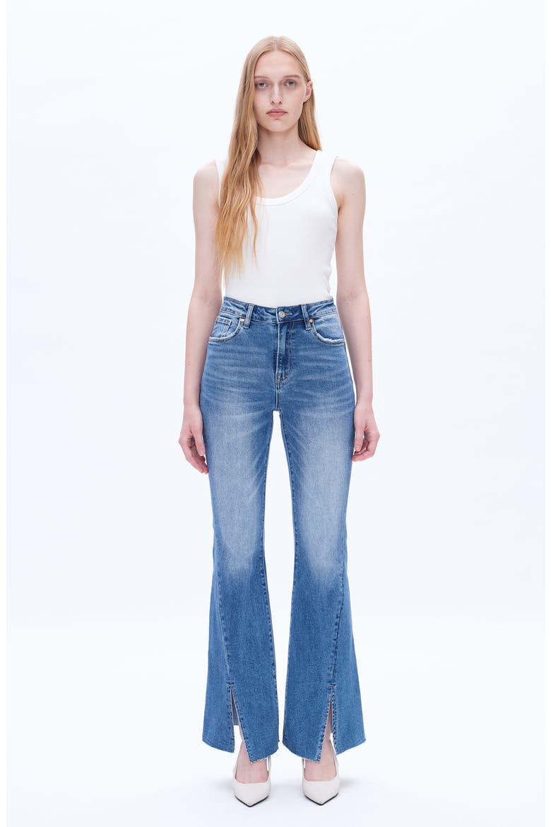 High Waist Flare Jeans, Alternate, color, SOUTHERN