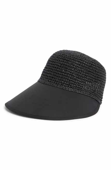 BCBG Raffia Face Framer Adjustable Hat