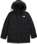 The North Face Kids' McMurdo Waterproof 550 Fill Power Down Parka with Faux Fur Trim