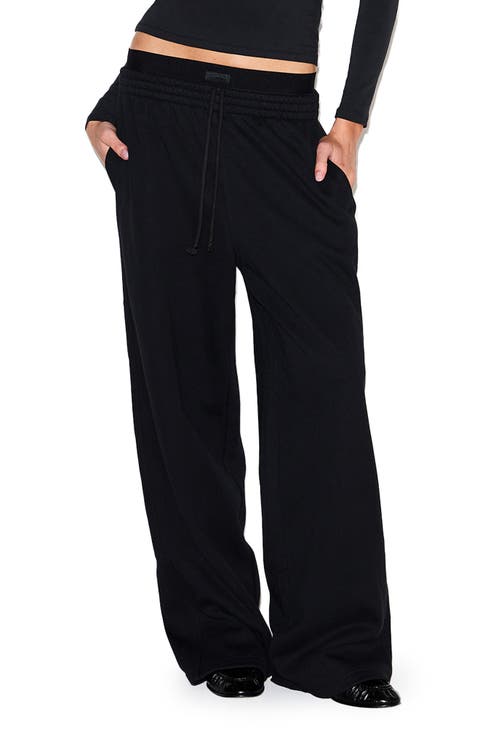 Cotton Blend Fleece Exposed Boxer Pants (Regular & Plus)