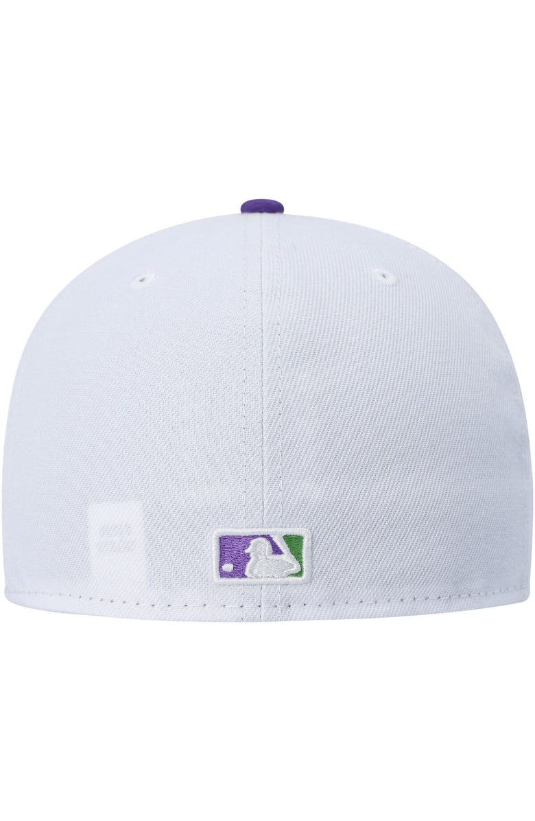 New Era Men's New Era White New York Mets  Side Patch 59FIFTY Fitted Hat, Alternate, color, 