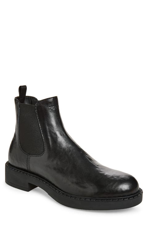 Chocolate Leather Chelsea Boot