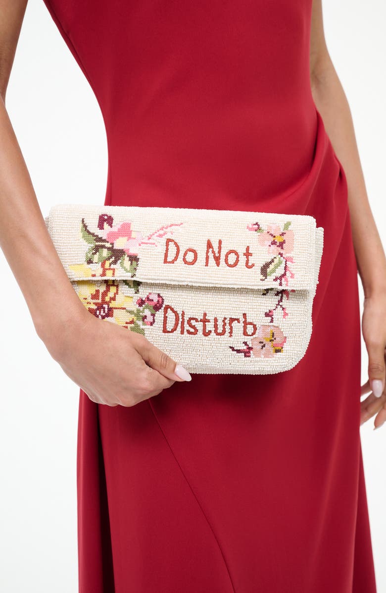 STAUD Timmy Beaded Convertible Shoulder Bag, Alternate, color, Do Not Disturb