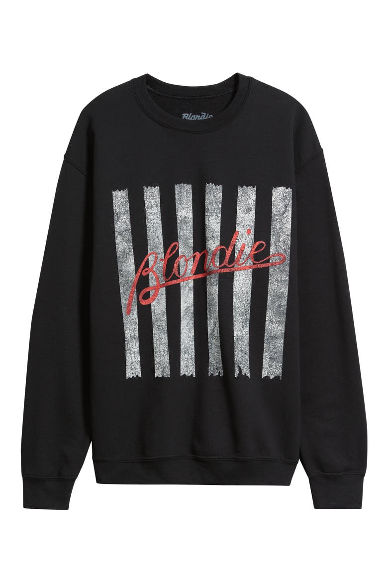 Blondie Graphic Sweatshirt, Alternate, color, BLACK