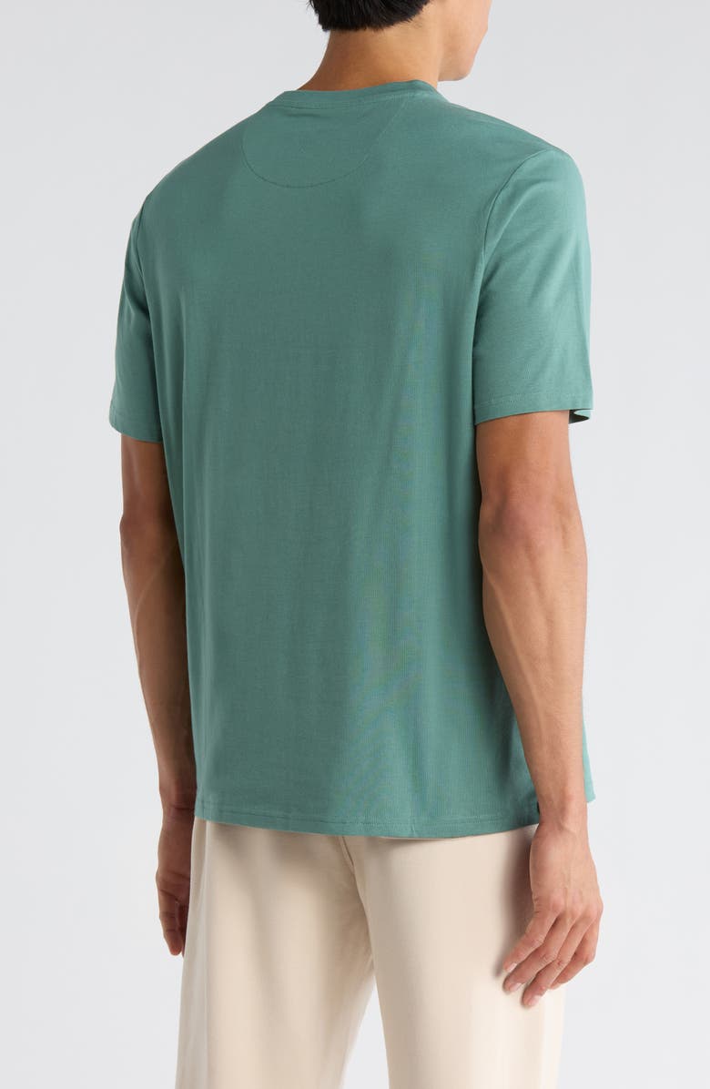 ORIGINAL PENGUIN SPORT Crewneck Stretch Cotton T-Shirt, Alternate, color, Training Sage