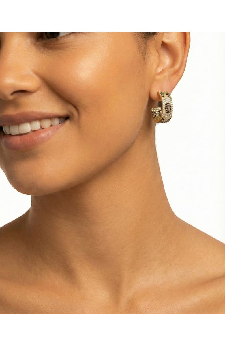 NATIVE GEM Maneater Leopard Hoops, Alternate, color, Leopard Maneater