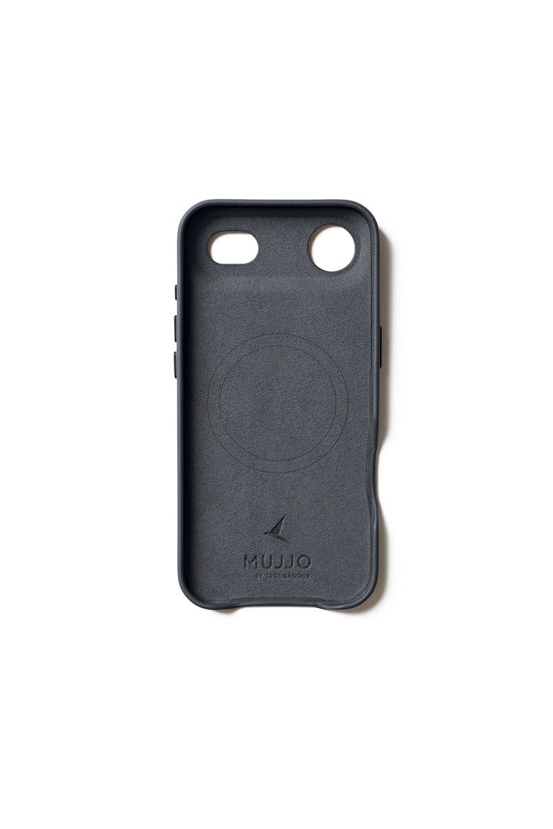 Full Leather Case for iPhone Air, Alternate, color, Basalt Blue