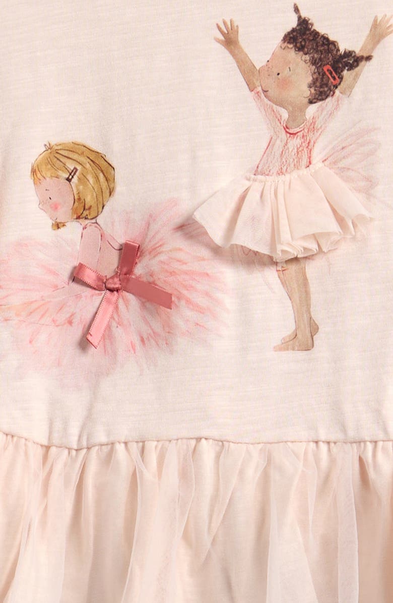 NEXT Kids' Ballerina Peplum Top & Leggings Set, Alternate, color, Pink