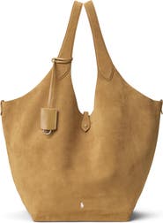 Polo Ralph Lauren Large Polo Play Suede Tote