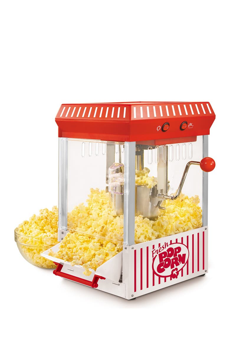 48" Vintage Collection Popcorn Cart, Alternate, color, RED