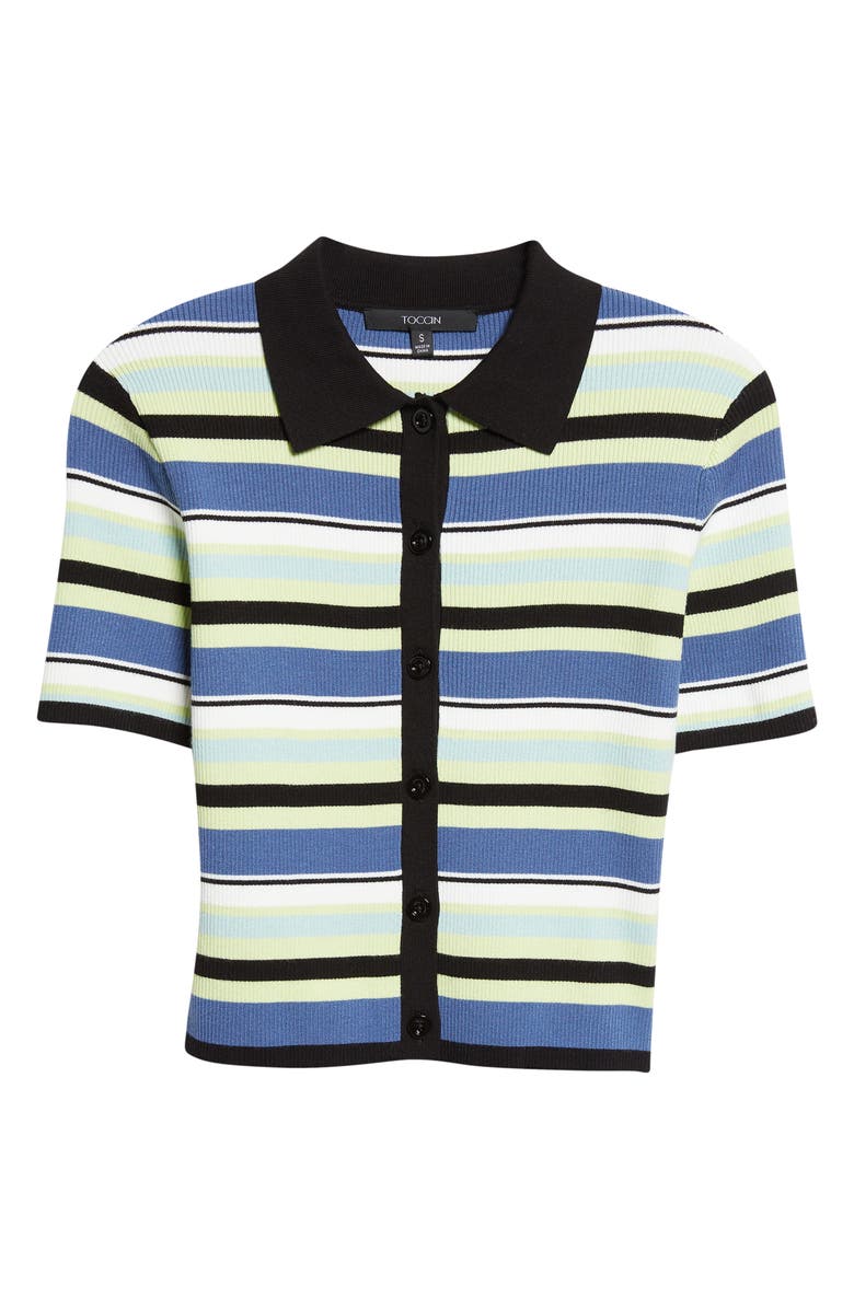 Toccin Shae Button Front Polo, Alternate, color,