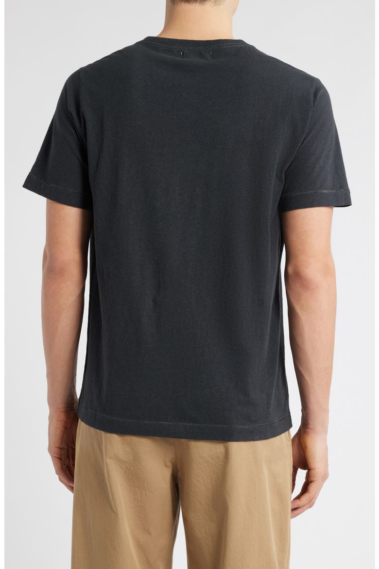Organic Cotton & Hemp T-Shirt, Alternate, color, CHARCOAL