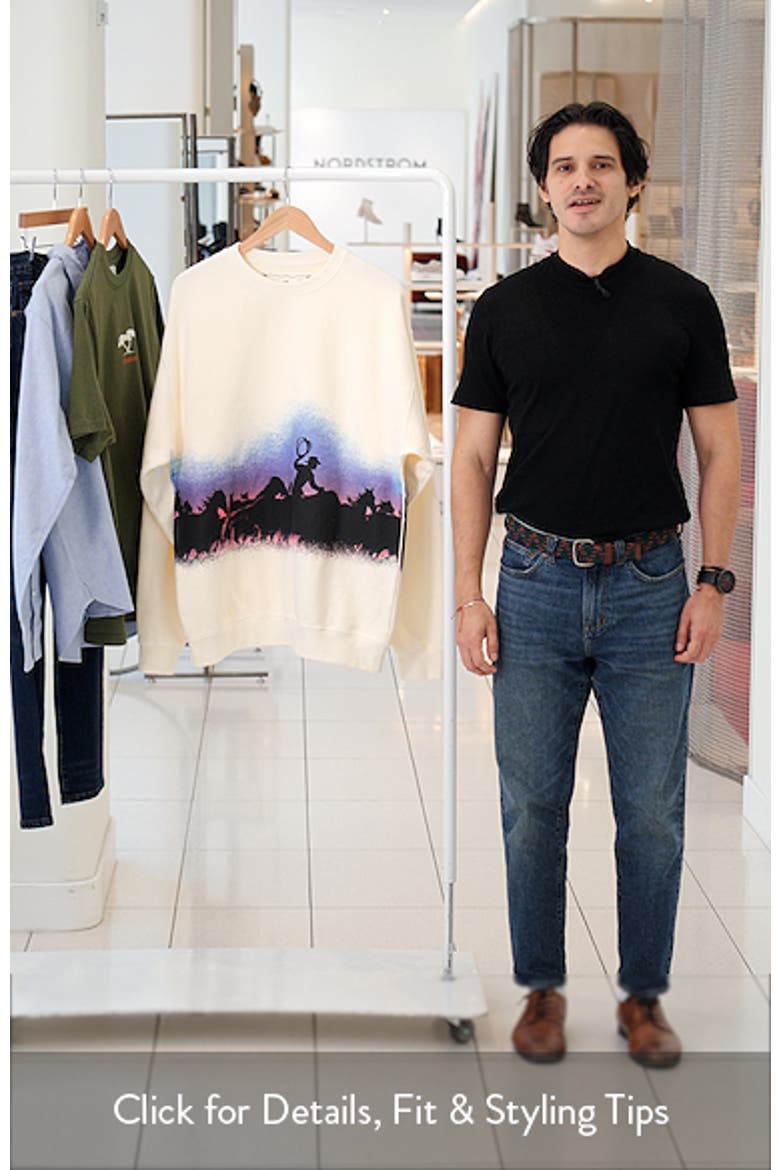 Driftin' Back Cotton Graphic Sweatshirt video