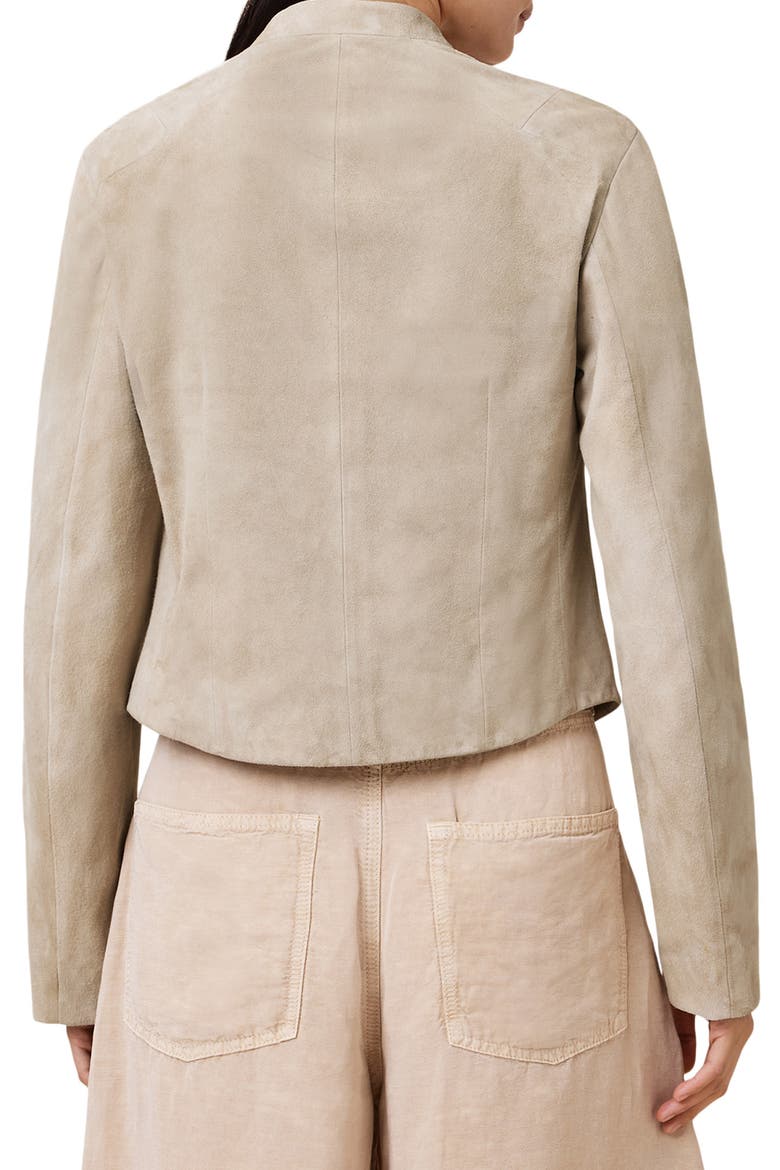 Sadler Suede Jacket, Alternate, color, PEPPER BROWN