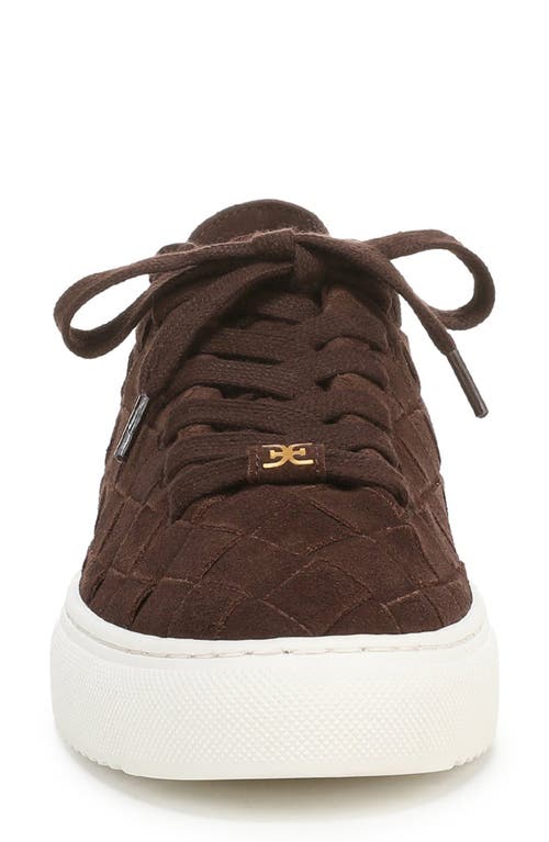 Sam Edelman Poppy Woven Sneaker In Brown