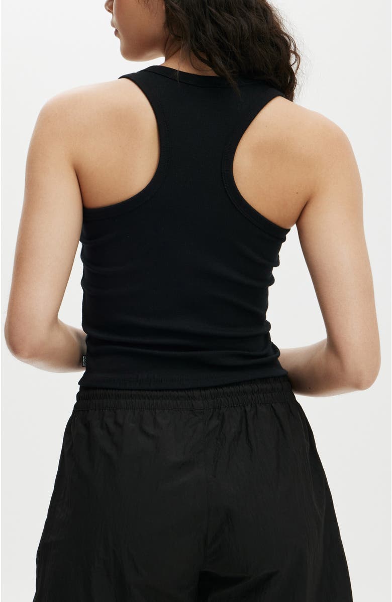 COTTON ON BODY Women's Active Core Rib Racer Tank, Alternate, color,