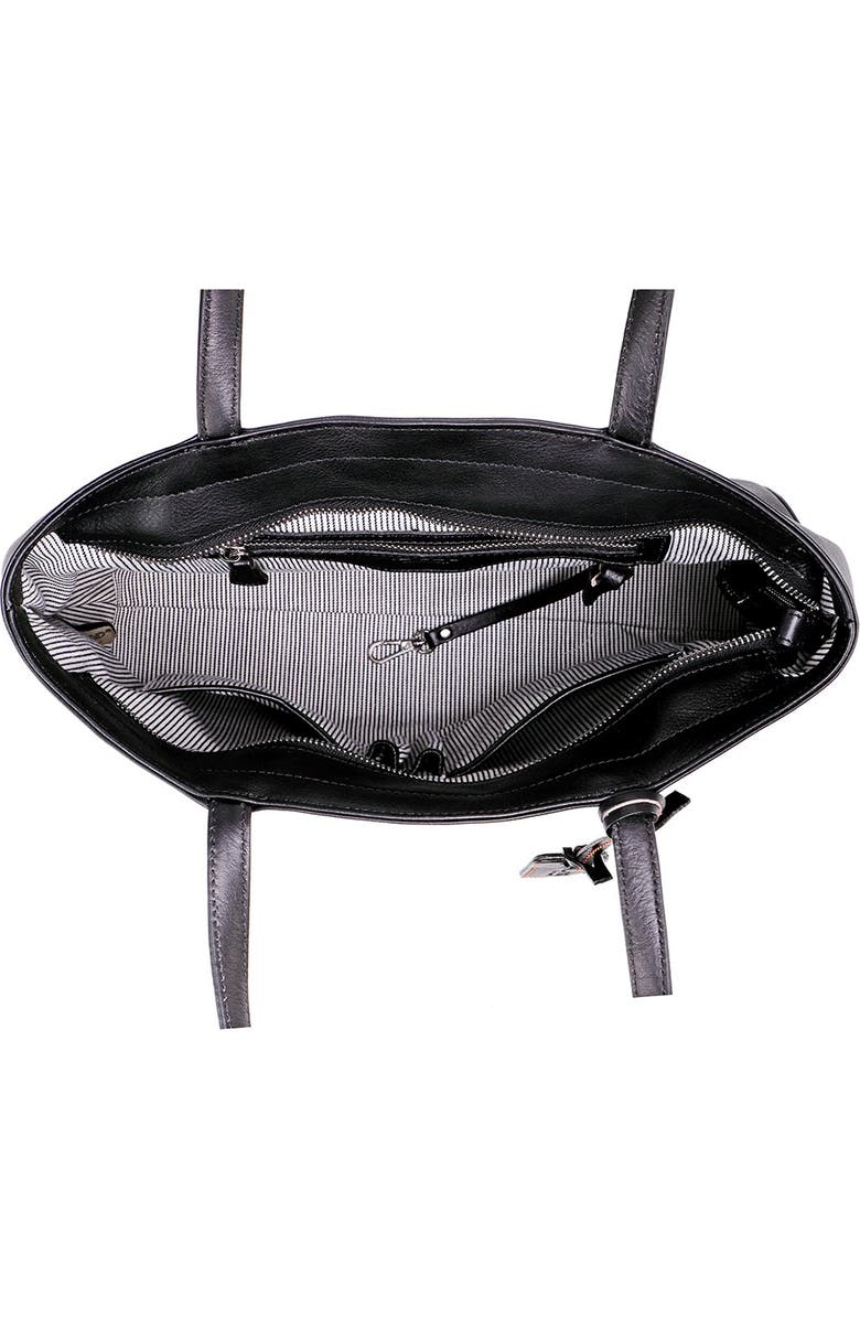 OLD TREND Dancing Bamboo Leather Tote, Alternate, color,