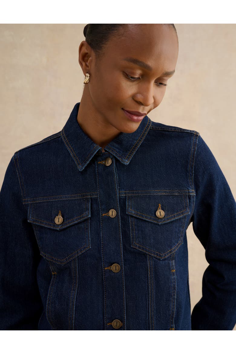 Vivienne Denim Jacket, Alternate, color, Indigo