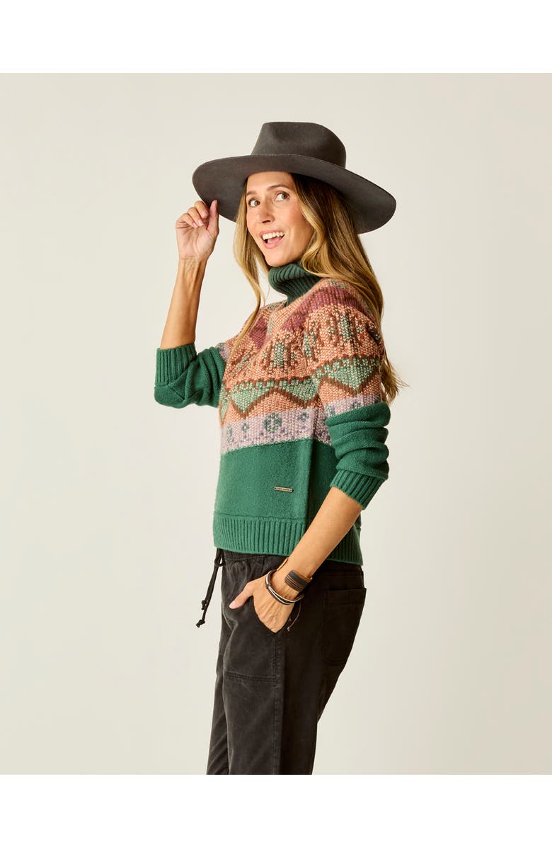 Carve Designs Neve Fairisle Turtleneck, Alternate, color, 