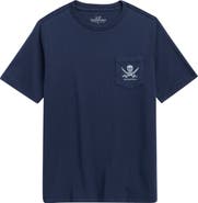 vineyard vines Kids' Pirate Flag Pocket Graphic T-Shirt