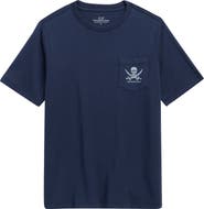 vineyard vines Kids' Pirate Flag Pocket Graphic T-Shirt