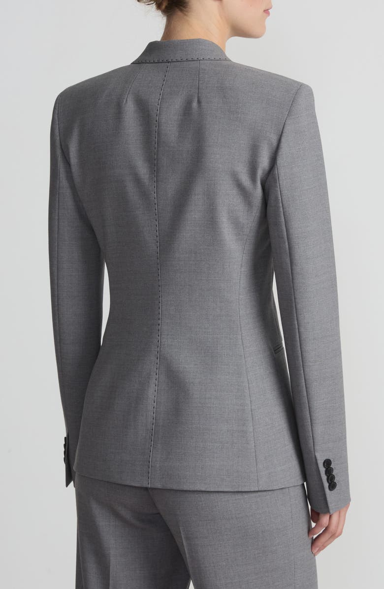 Lafayette 148 New York Stretch Merino Wool Blazer | Nordstromrack