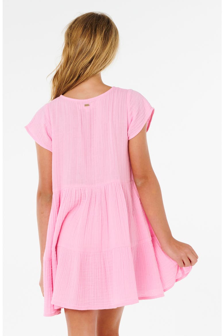 Kids' Premium Surf Cotton Gauze Babydoll Dress, Alternate, color, BRIGHT PINK