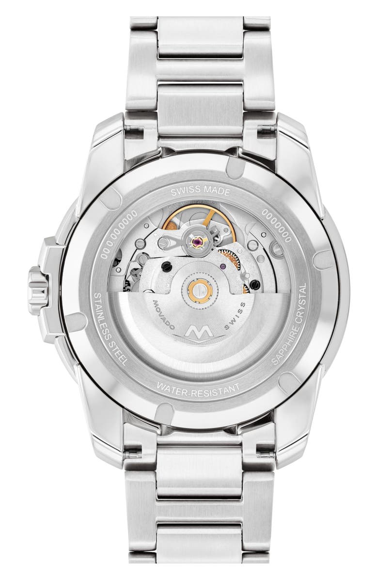 Movado Bold Verso Automatic Bracelet Watch, 41mm, Alternate, color, Green