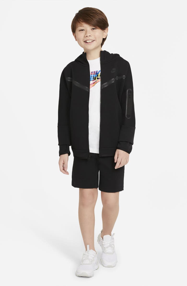 Nike Sportswear Kids' Tech Fleece Sweat Shorts, Alternate, color, 