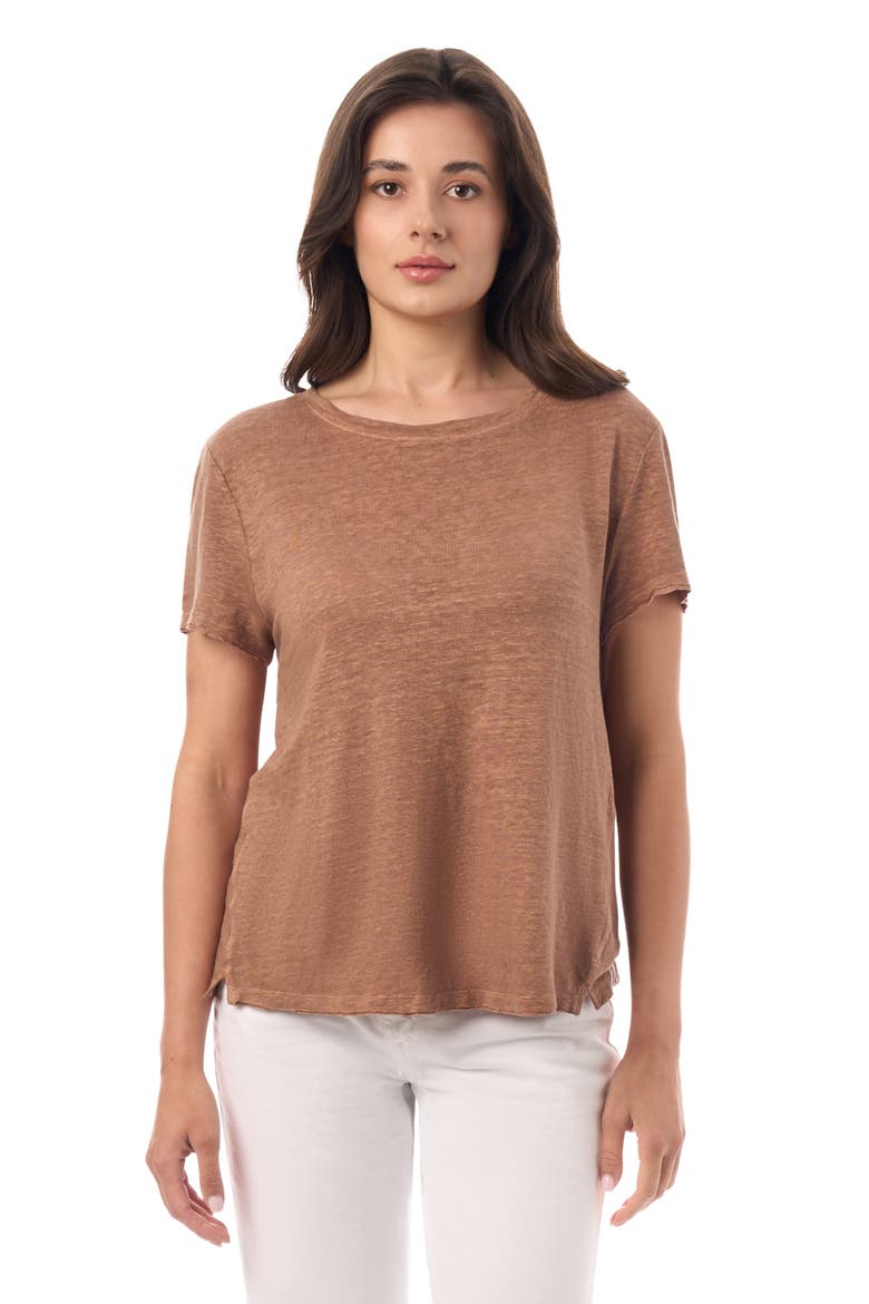 Linen Tee, Main, color, Nutshell