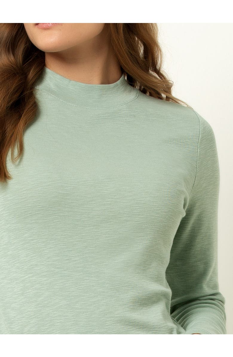 Single Stitch Long Sleeve Knit Top, Alternate, color, Mint Green