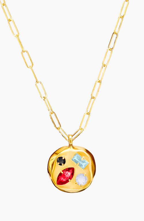 Birthdate Co. The July Birthdate Pendant In July 15th - Gold