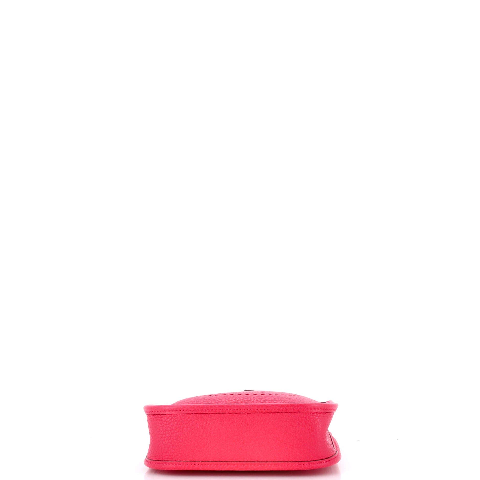 Pre-Owned Hermes Evelyne Bag Gen III Clemence TPM, Alternate, color, Rose Extreme