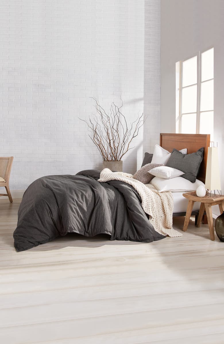 DKNY Pure Flannel Duvet Cover, Alternate, color, 