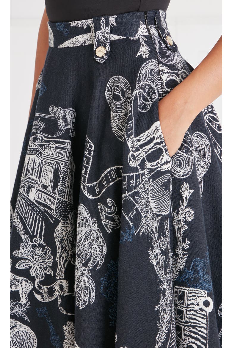 Anniversary Skirt, Alternate, color, Twilight