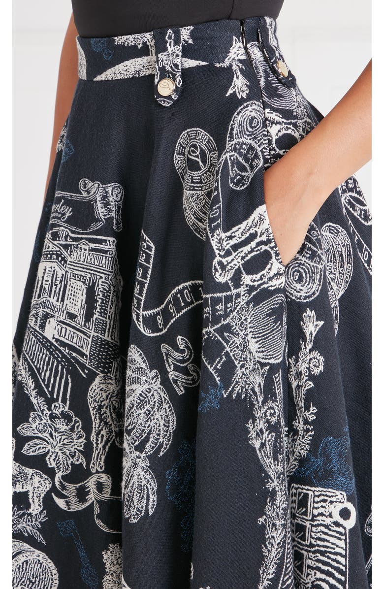 Temperly London Anniversary Skirt, Alternate, color, Twilight