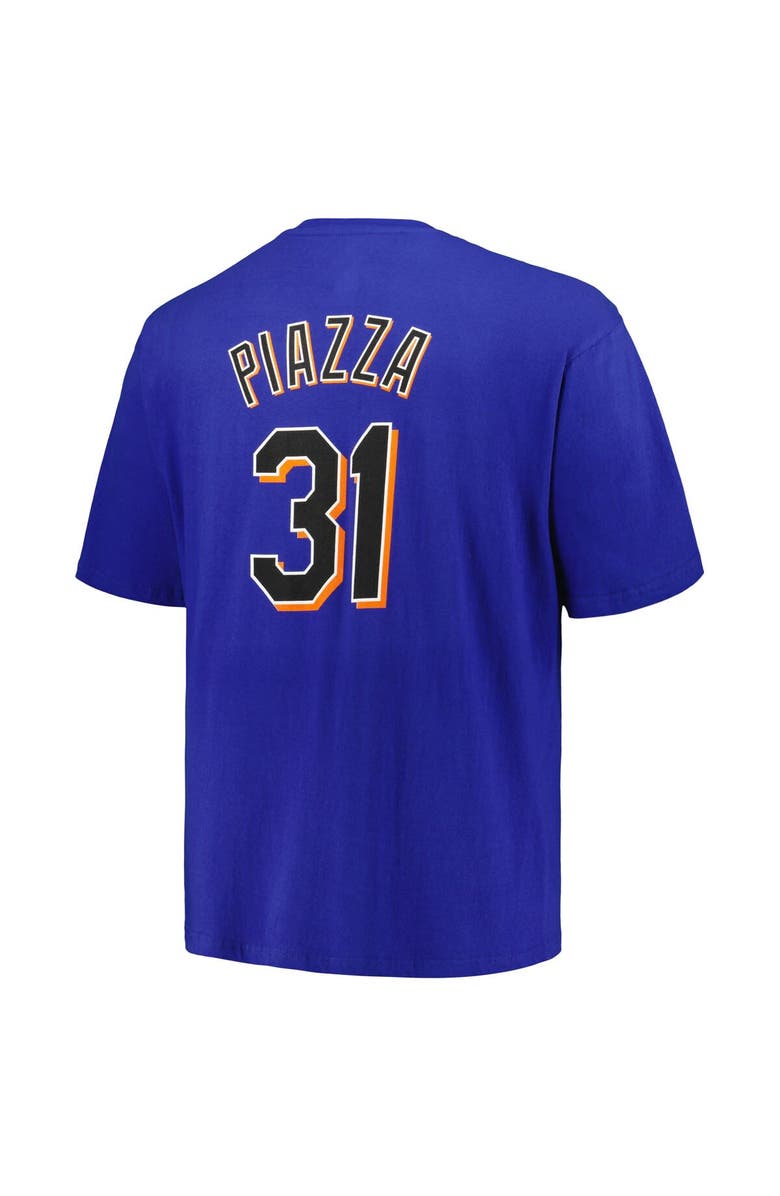 PROFILE Men's Profile Mike Piazza Royal New York Mets Big & Tall Cooperstown Collection Player Name & Number T-Shirt, Alternate, color, 