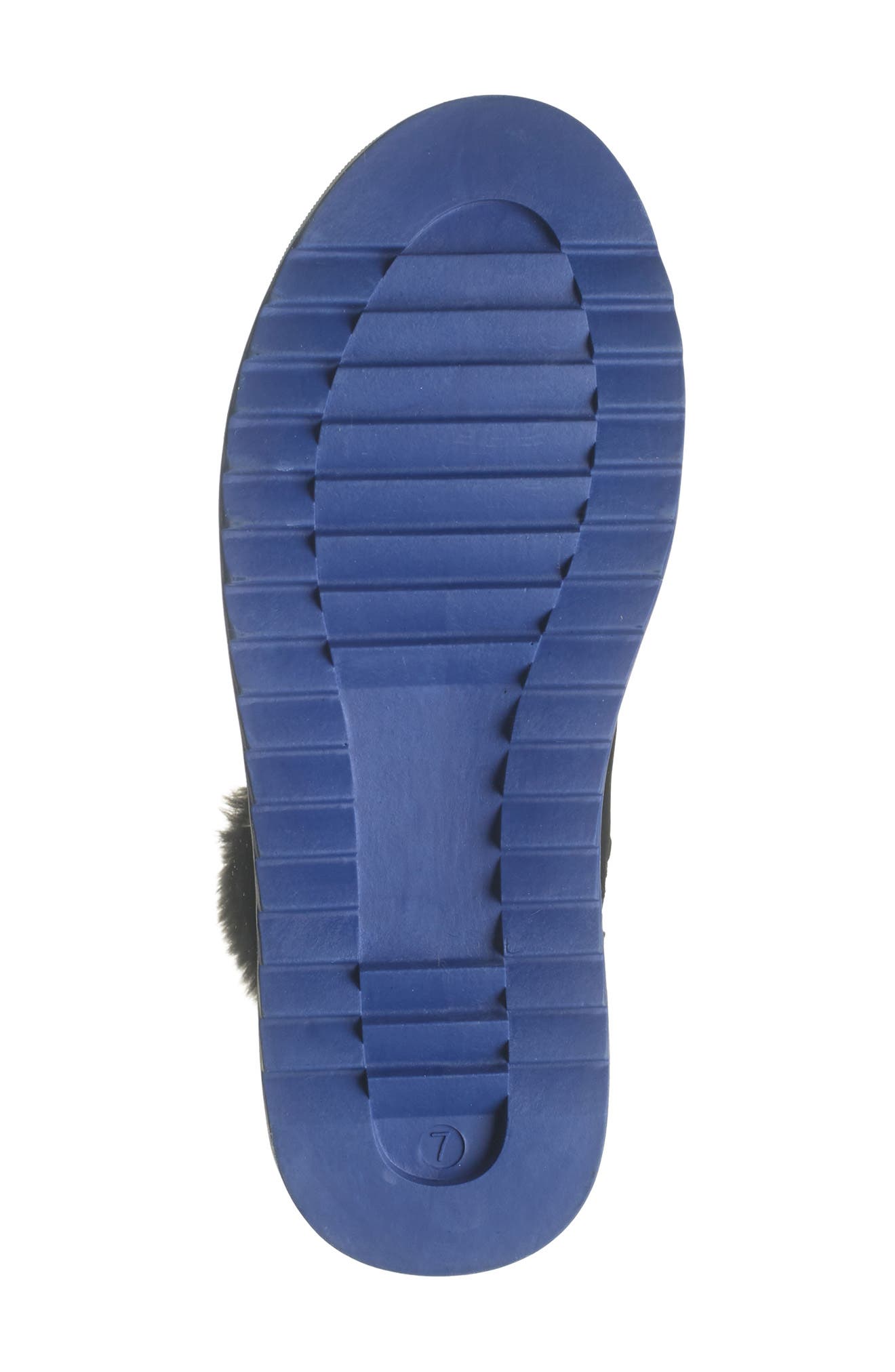 AQUATHERM BY SANTANA CANADA Maya Faux Fur Lined Lace-Up Boot, Alternate, color, Blk-Royal