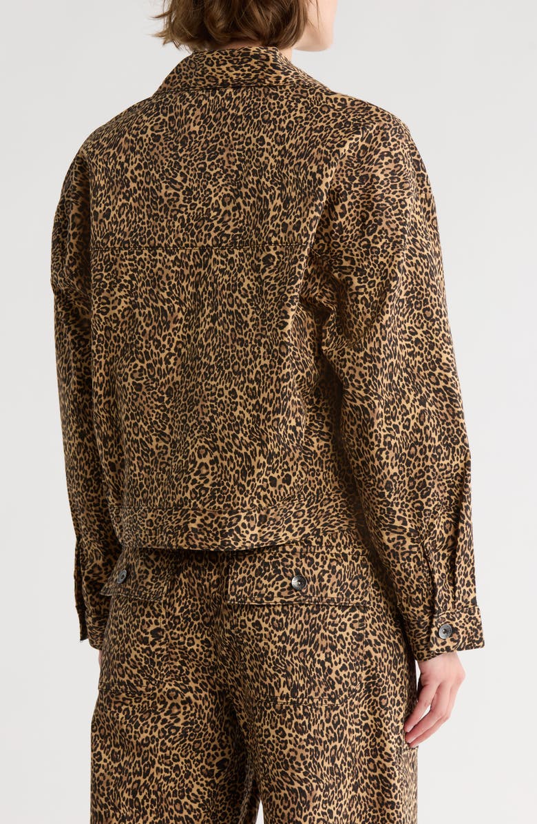 Sanctuary Naomi Jacket, Alternate, color, Cocoa Leopard