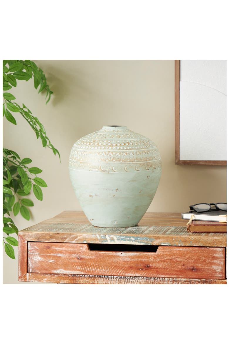 Ceramic Vase, Alternate, color, GREEN