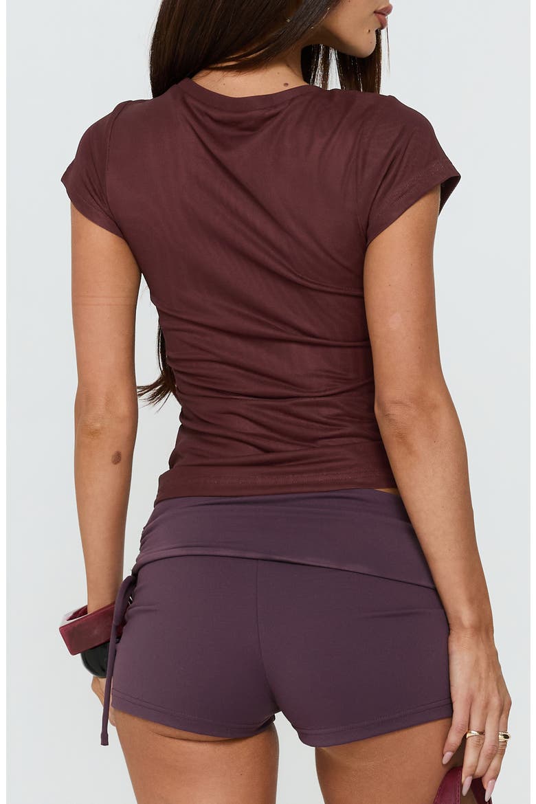 Raldor Graphic T-Shirt, Alternate, color, BROWN FLORAL