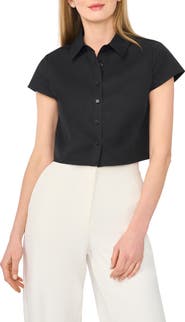 Ted Baker Cap Sleeve Button-Up Shirt
